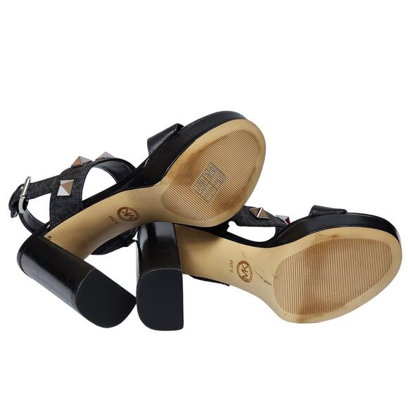 MK Michael Kors Studded Stud Wren 9.5 High Heel Pumps - Picture 8 of 9